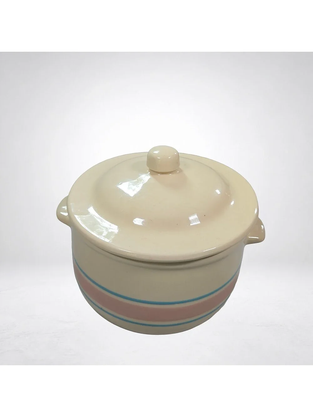 Vintage McCoy Pottery Bean Pot Cookie Jar #120 USA